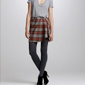 J. Crew Fireside Tartan Plaid wool skirt